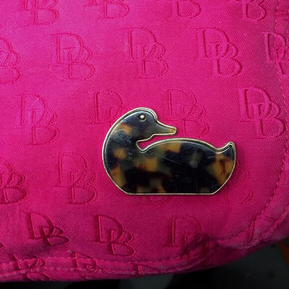 Dooney & Bourke Oversize Deep Pink Hobo Bag - Picture 9 of 16